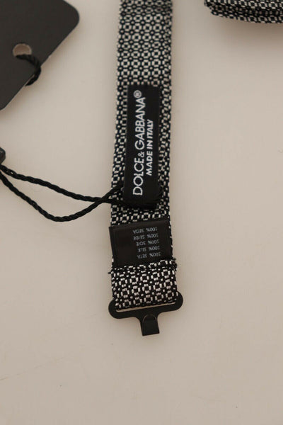 Dolce & Gabbana Élégant nœud papillon en soie multicolore