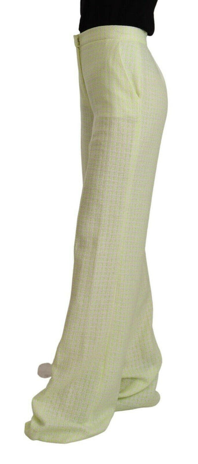 Pantalon chic taille haute à jambe droite MSGM