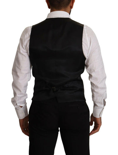 Dolce & Gabbana - Robe gilet élégante à rayures bleues