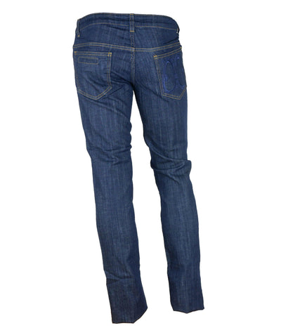 Cavalli Class Jeans und Hosen aus blauer Baumwolle