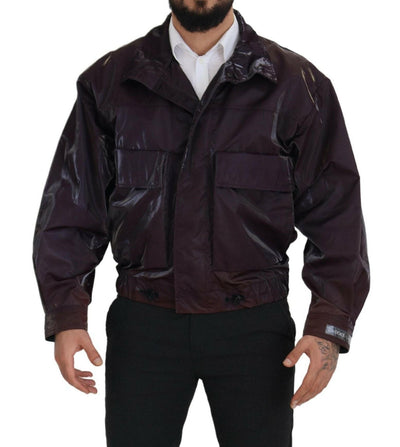 Dolce & Gabbana Élégante veste de motard violette