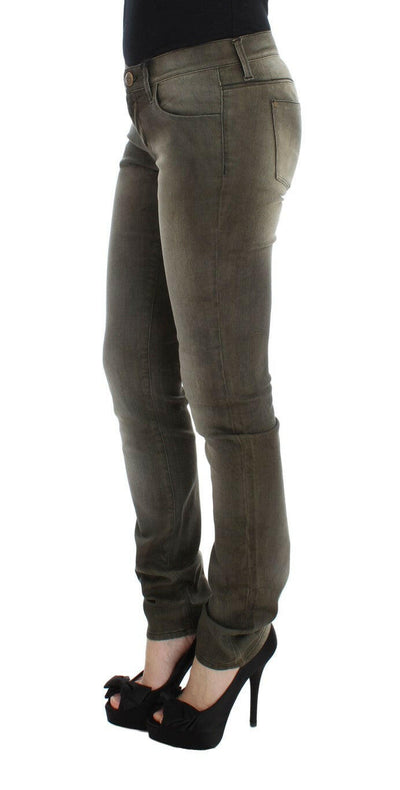 Ermanno Scervino Denim italien coupe slim gris chic