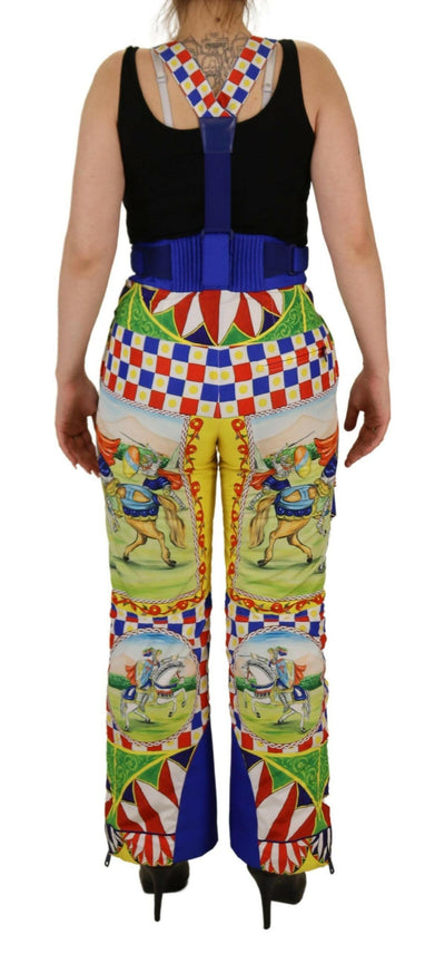 Pantalon de neige taille haute multicolore Dolce & Gabbana