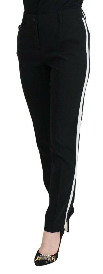 Dolce & Gabbana Schwarze High Waist Damenhose