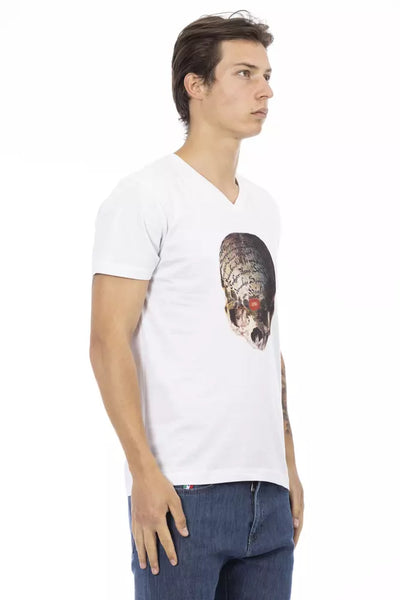 T-shirt Trussardi Action en coton blanc pour homme