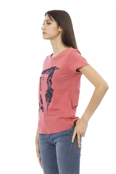 T-shirt femme Trussardi Action en coton multicolore