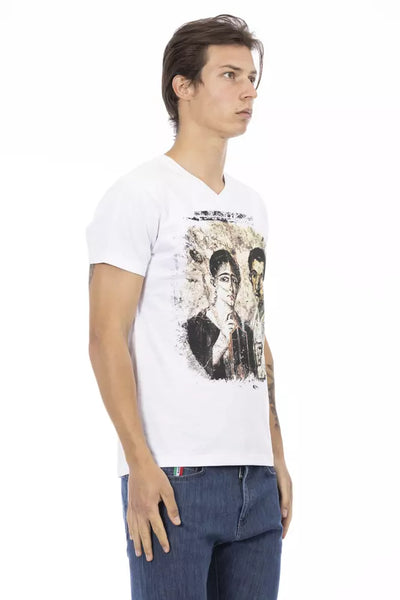 T-shirt homme Trussardi Action en coton blanc