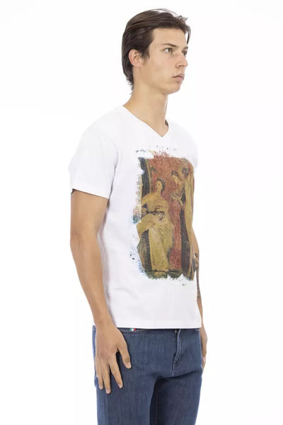 T-shirt homme Trussardi Action en coton blanc