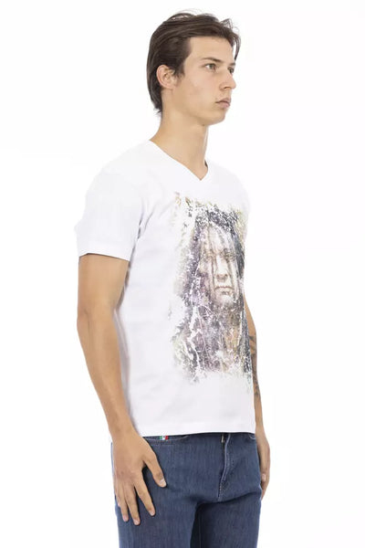 T-shirt homme Trussardi Action en coton blanc