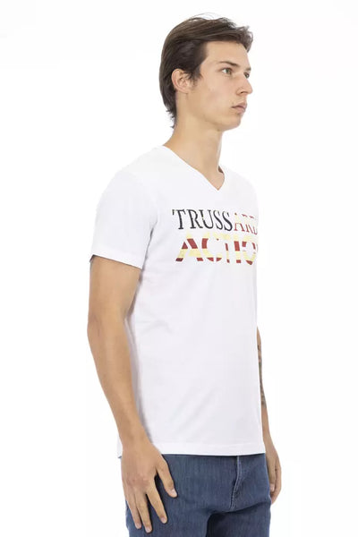 T-shirt homme Trussardi Action en coton blanc