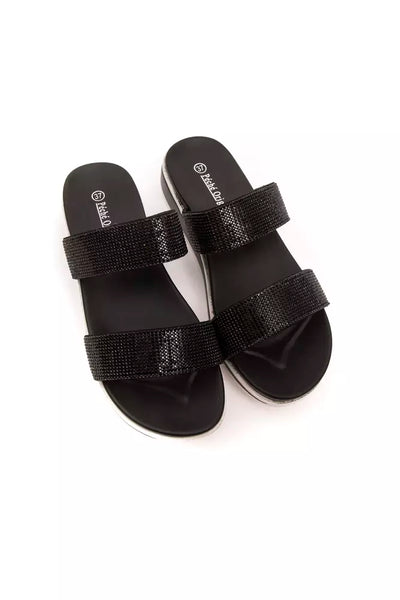 Péché Originel Black Upper Material Sandal