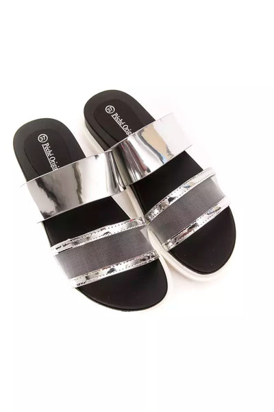Péché Originel Silver Polyethylene Sandal
