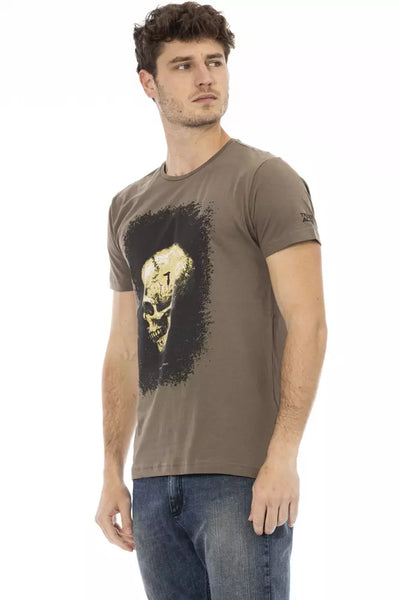 T-shirt Trussardi Action en coton marron pour homme