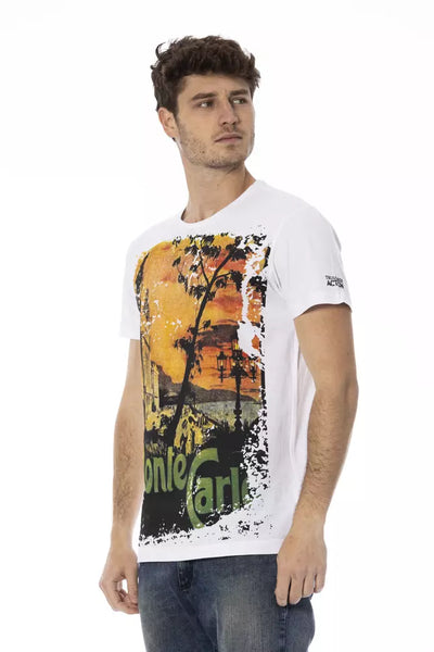 Trussardi Action Weißes Baumwoll-T-Shirt