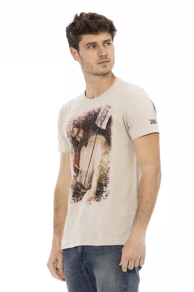 Trussardi Action Beige Baumwoll-T-Shirt