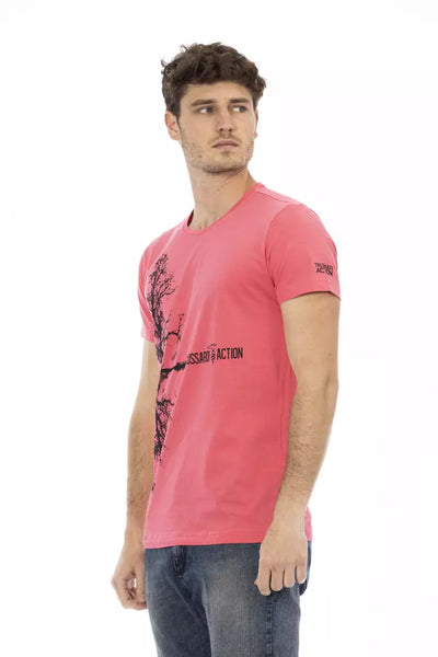 Trussardi Action Mehrfarbiges Baumwoll-T-Shirt
