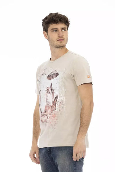 Trussardi Action Beige Baumwoll-T-Shirt