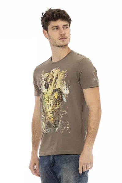 T-shirt Trussardi Action en coton marron pour homme