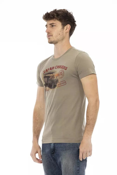 Trussardi Action Grünes Baumwoll-T-Shirt