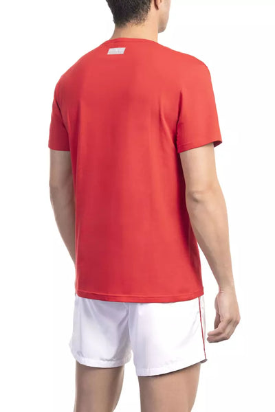 T-shirt Bikkembergs en coton rouge pour homme