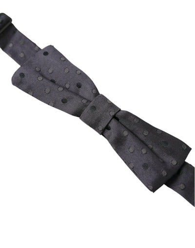 Nœud papillon élégant en soie à pois Dolce & Gabbana