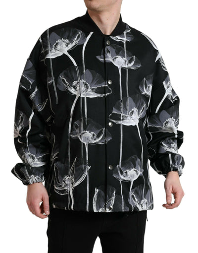 Dolce & Gabbana - Élégant blouson aviateur à imprimé floral