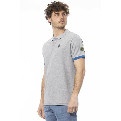 Invicta graues Baumwoll-Poloshirt