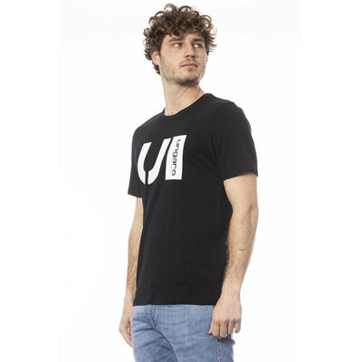 Ungaro Sport Schwarzes Herren-T-Shirt aus Baumwolle