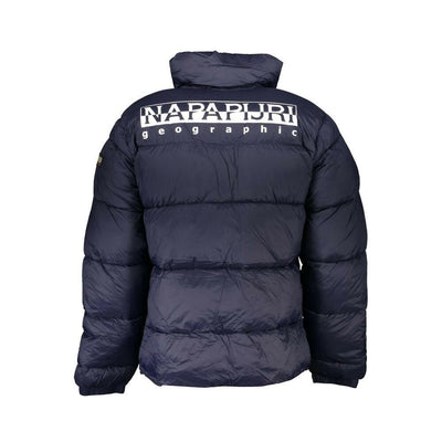 Veste bleue Napapijri éco-responsable au design élégant