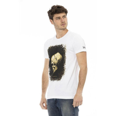 T-shirt Trussardi Action en coton blanc pour homme