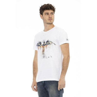 Trussardi Action Weißes Baumwoll-T-Shirt