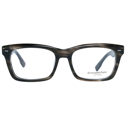 Ermenegildo Zegna Gray Acetate, Wood & Horn Glasses (Frames)