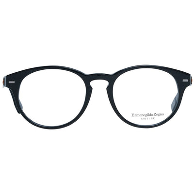 Ermenegildo Zegna Black Plastic Glasses (Frames)