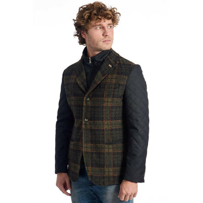 Veste de luxe en laine marron pour homme Roberto Pepe