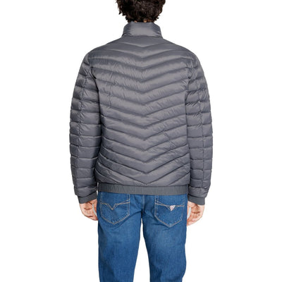 Armani Exchange Grauer Polyestermantel