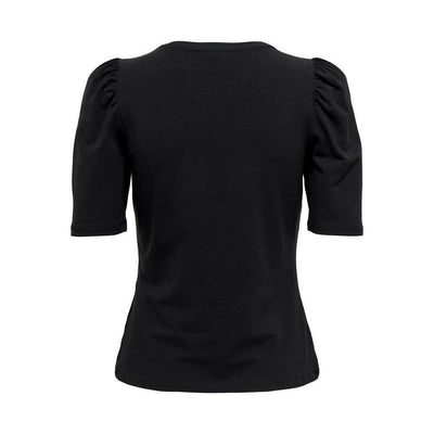 Only Black Cotton T-Shirt