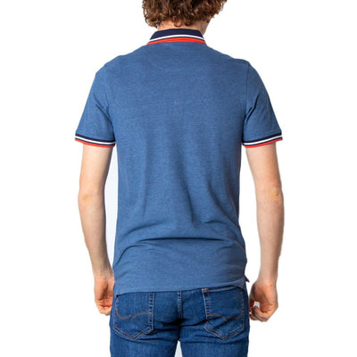 Jack Jones, Blaues Poloshirt aus Baumwolle