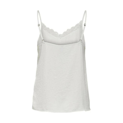 Jacqueline De Yong White Polyester Tank Tops