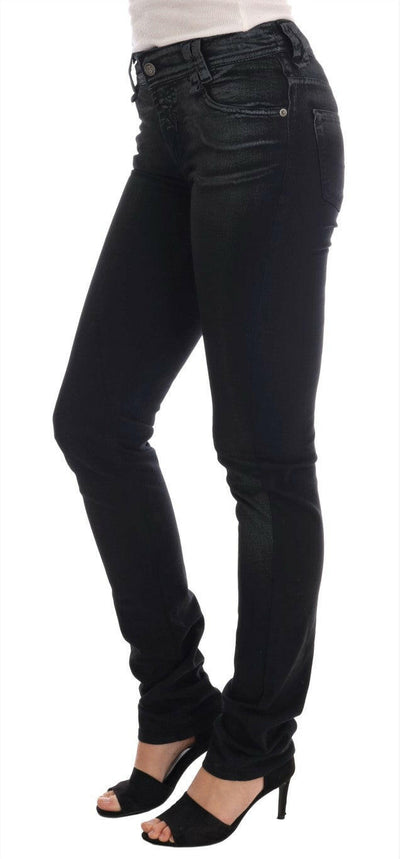 John Galliano Regular Fit Jeans aus Baumwollstretch in Grauwaschung