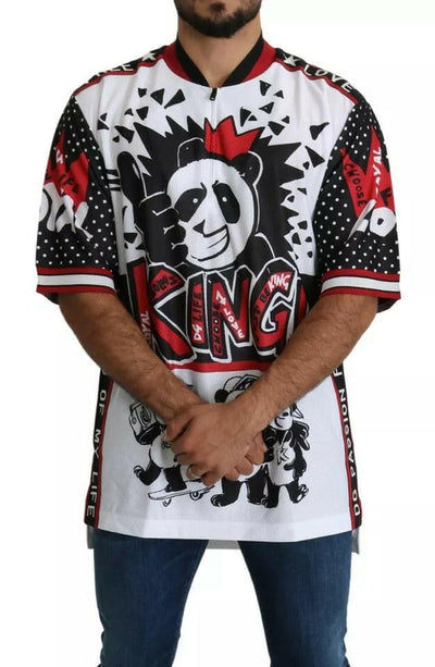 T-shirt Dolce & Gabbana en polyester blanc King Panda