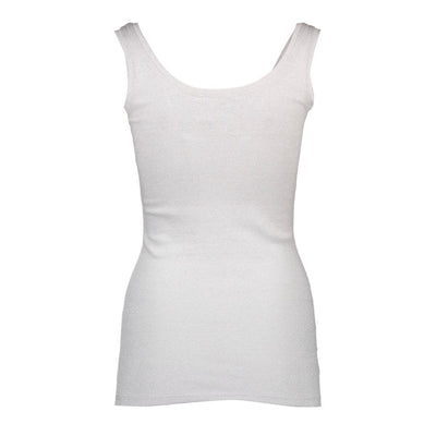 Silvian Heach Bianco Cotton Women T-Shirt