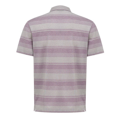Poloshirt Canali aus grauer Baumwolle