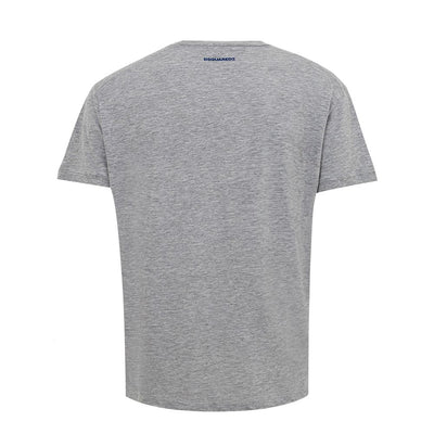 T-shirt en coton gris Dsquared²