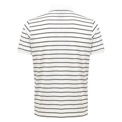 Dunhill Poloshirt aus weißer Baumwolle