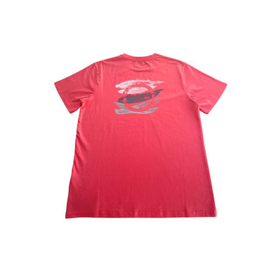 Trussardi Strandbekleidung Rotes Baumwoll-T-Shirt
