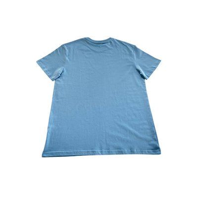 Trussardi Strandbekleidung Hellblaues Baumwoll-T-Shirt