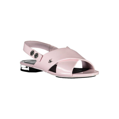 Calvin Klein Rosa Baumwollsandalen
