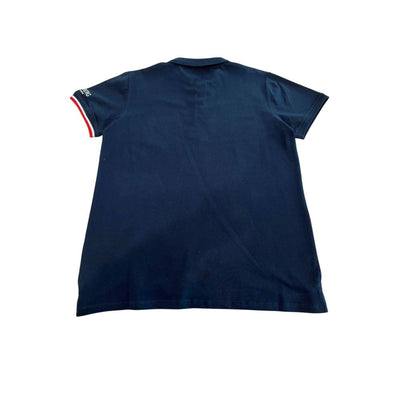 Polohemd aus Baumwolle in Eisbergblau