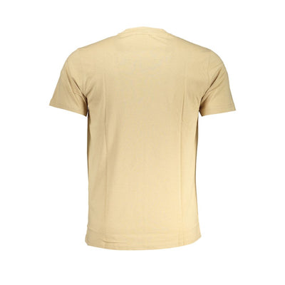 Cavalli Class Beige Cotton Men's T-Shirt