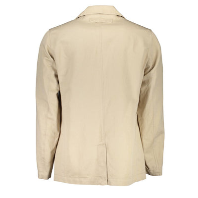 Gant Beige Cotton Men Jacket